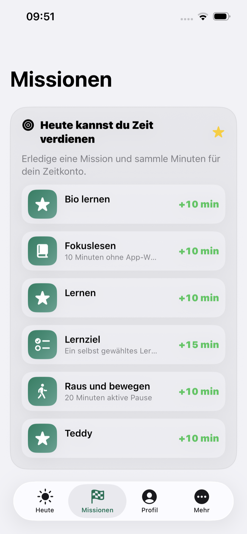 Missionen des Kindes