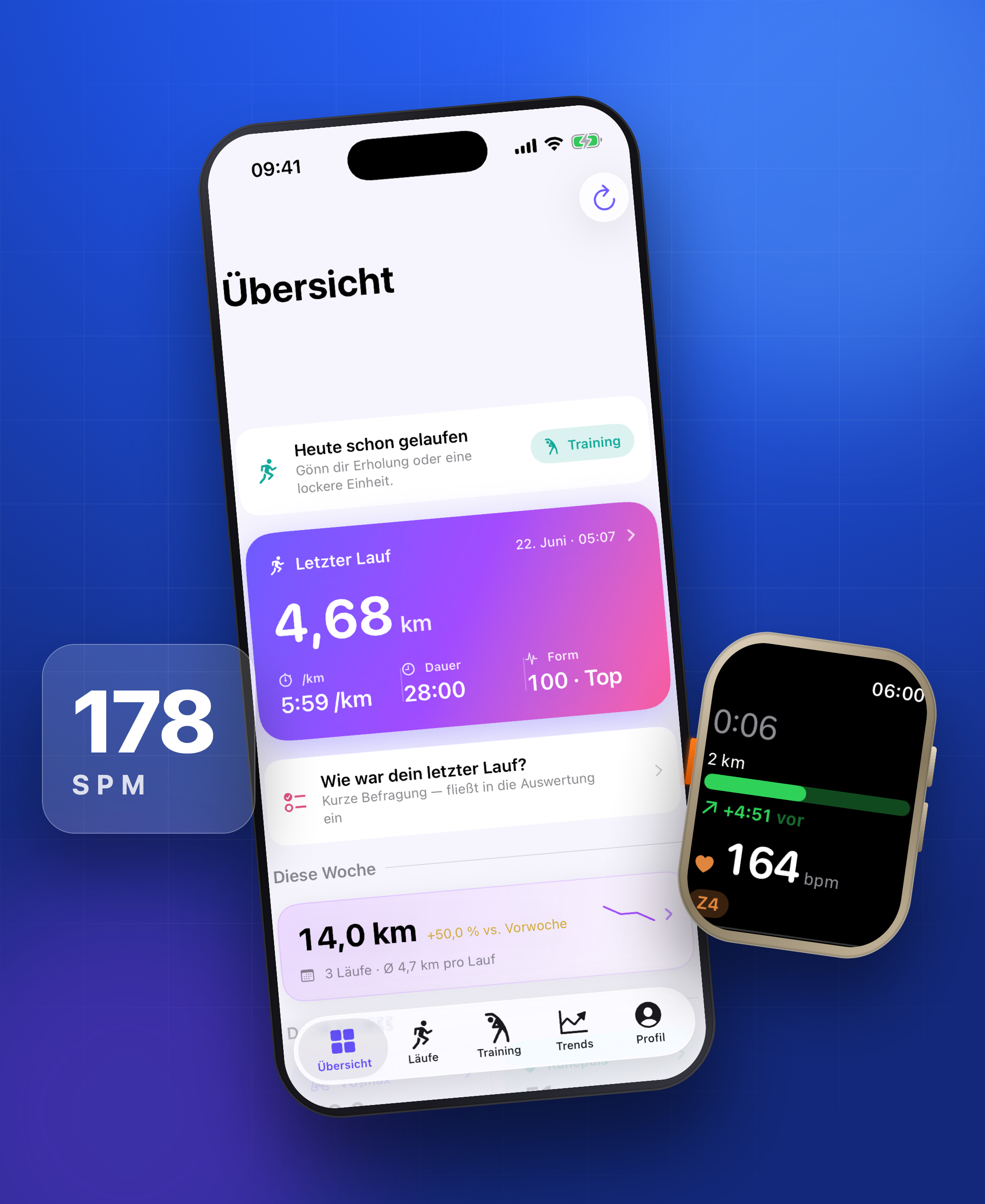 RunCoach auf iPhone & Apple Watch Ultra