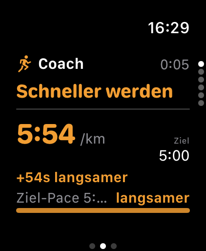 Live-Coaching auf der Apple Watch